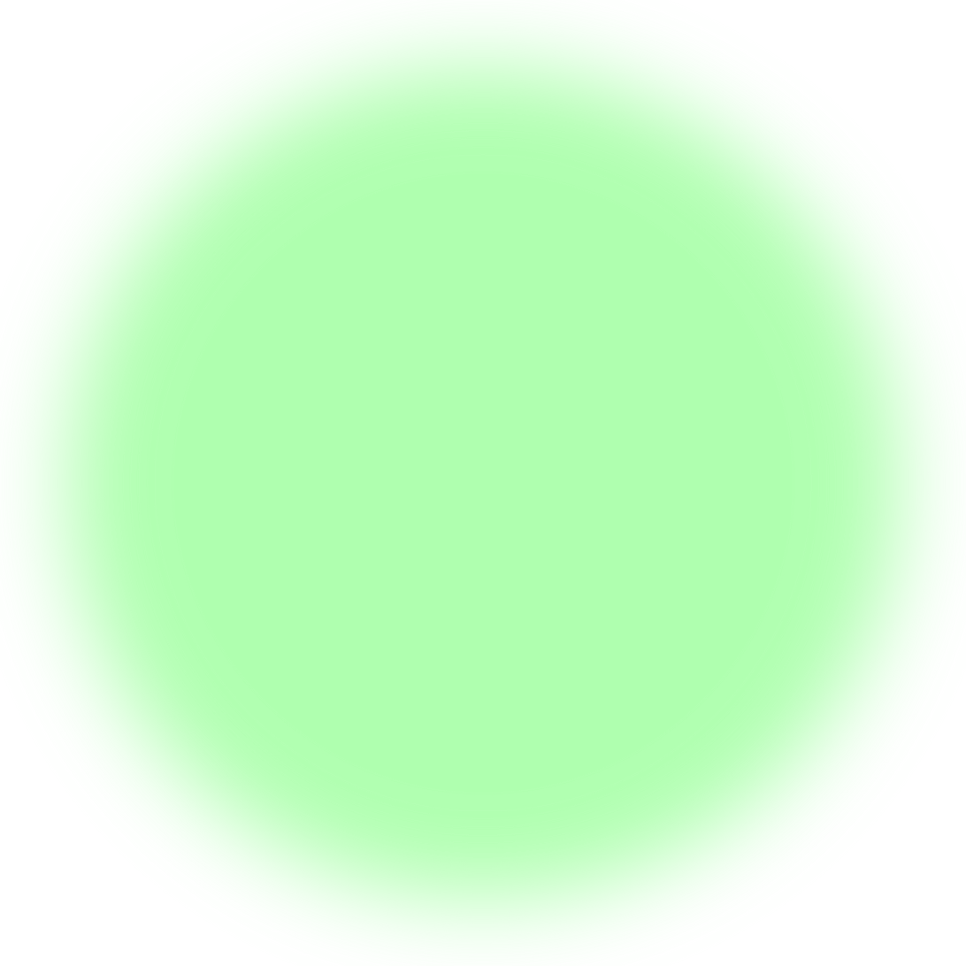 green circle blur shadow